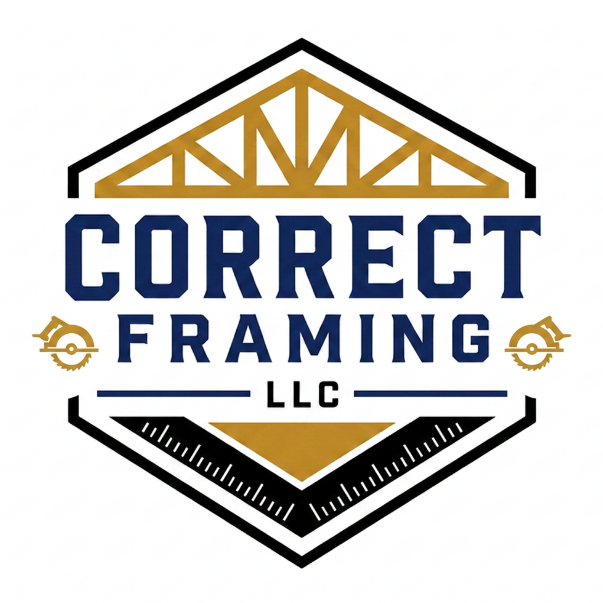 Correct Framing LLC. Logo